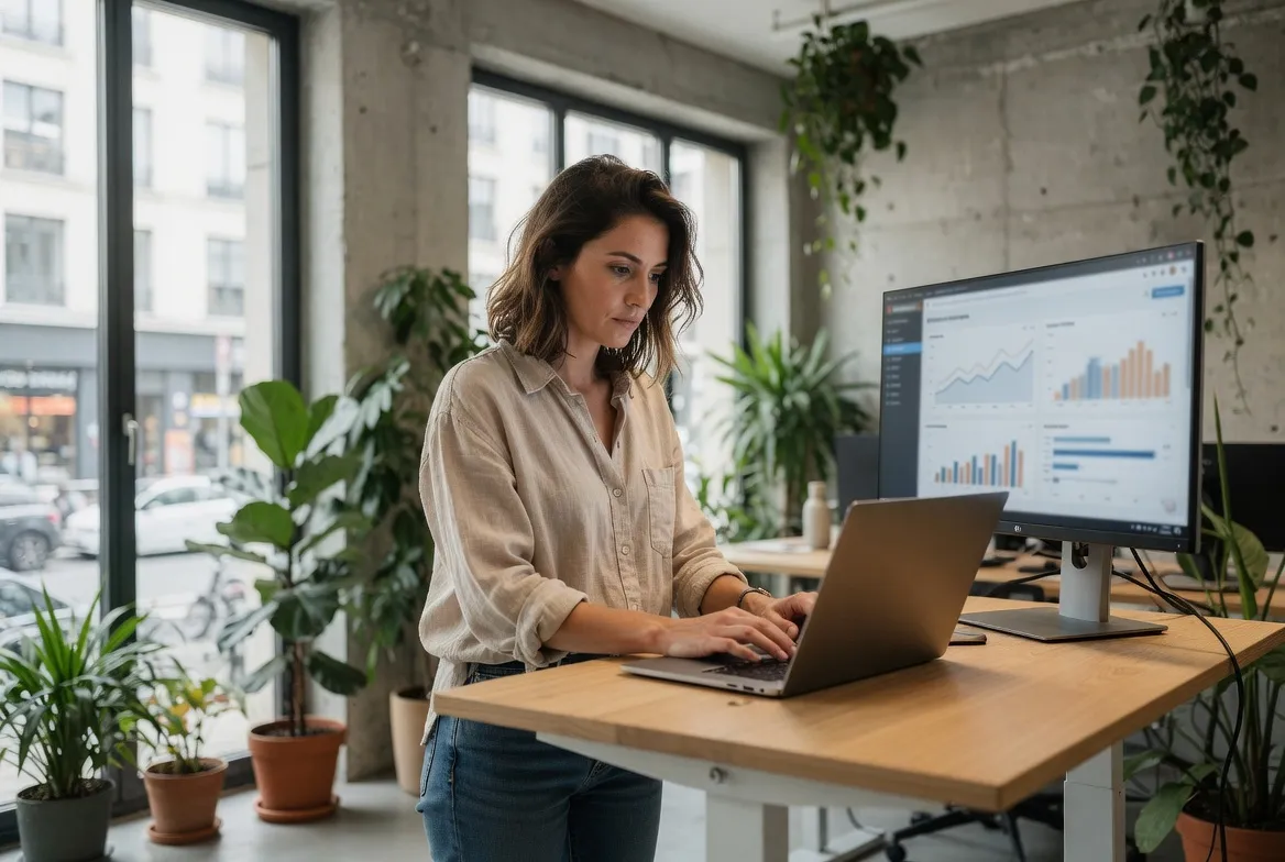 Fondatrice en action